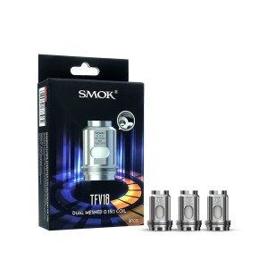 Smok TFV18 Dual Meshed 0.15ohm изпарителна глава Smok TFV18 Dual Meshed 0.15ohm изпарителна глава