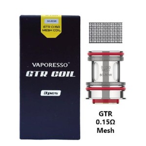 Vaporesso GTR Mesh 0.15ohm изпарителна глава Vaporesso GTR Mesh 0.15ohm изпарителна глава