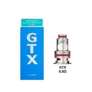 Vaporesso GTX Mesh coil - 0.8ohm изпарителна глава Vaporesso GTX Mesh coil - 0.8ohm изпарителна глава