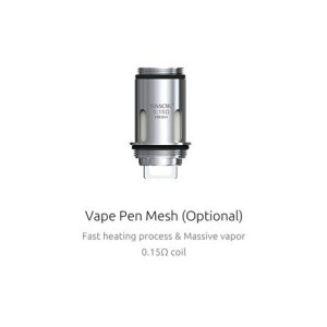 Smok Vape Pen 22 Mesh Coil 0.15ohm - изпарителна глава Smok Vape Pen 22 Mesh Coil 0.15ohm - изпарителна глава
