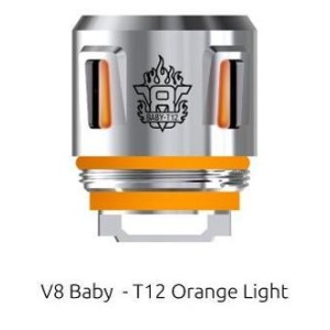 Smok V8 Baby T12 Orange Light Coil - изпарителна глава на Smok Smok V8 Baby T12 Orange Light Coil - изпарителна глава на Smok